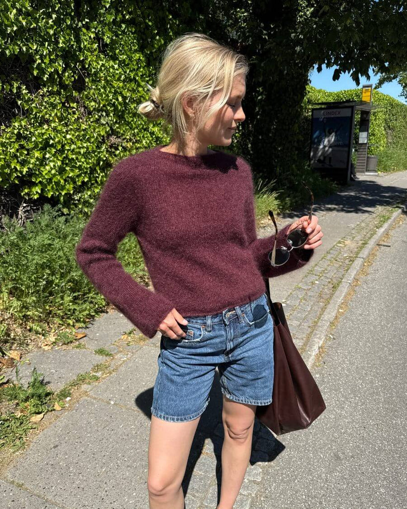 Kvinde med bordeaux Ivy Blouse