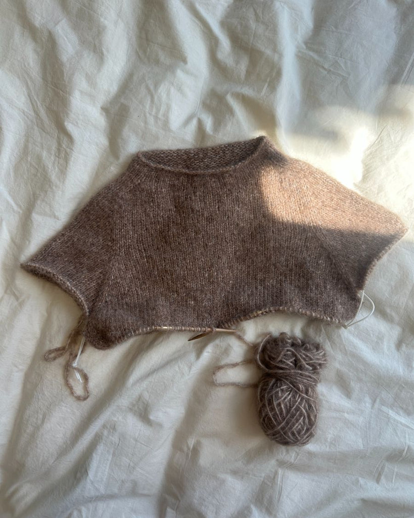 Procesbillede af brun Ivy Sweater