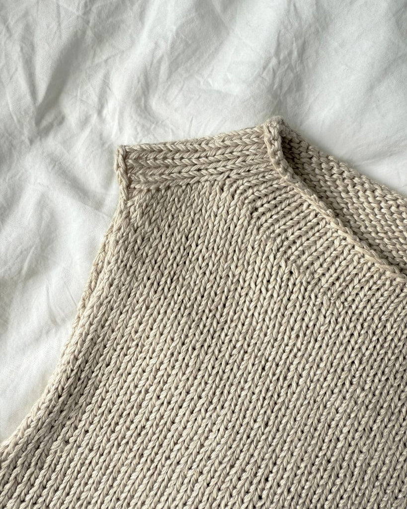 Detaljebillede af beige Ivy Top