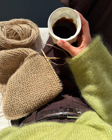 Procesbillede af brun Julie Bag