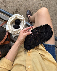Procesbillede af sort Juno Clutch 