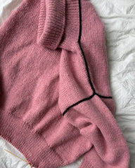Procesbillede af lyserød Linea Sweater