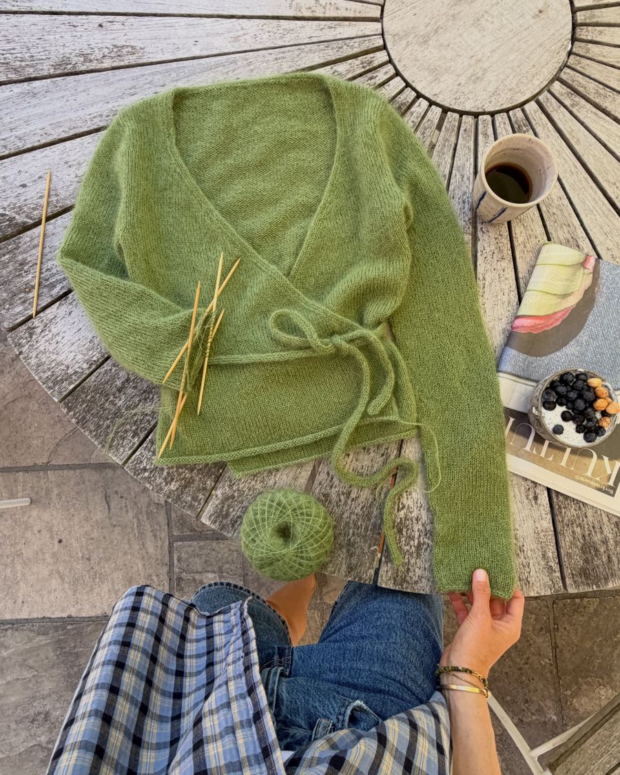 Procesbillede af grøn Lucy Wrap