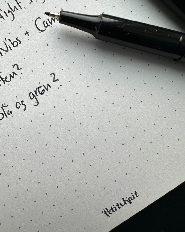 Notepad Bullets Shop – PetiteKnit