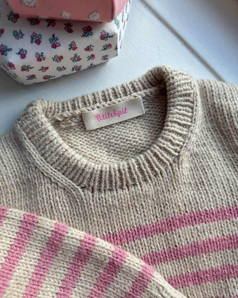"PetiteKnit"-label 5 stk - Bubblegum - Forhandlere