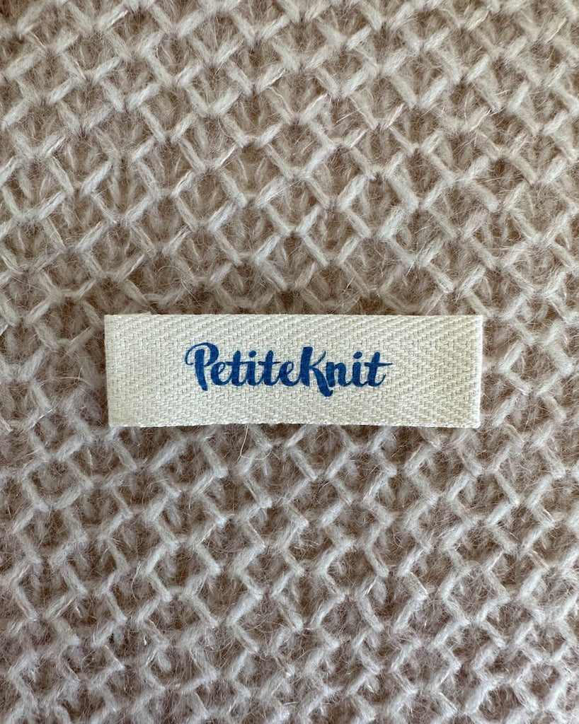 "PetiteKnit"-Label 5 Stk. - Electric Blue