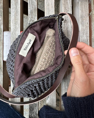 Brunt for i mørkebrun Florence bag