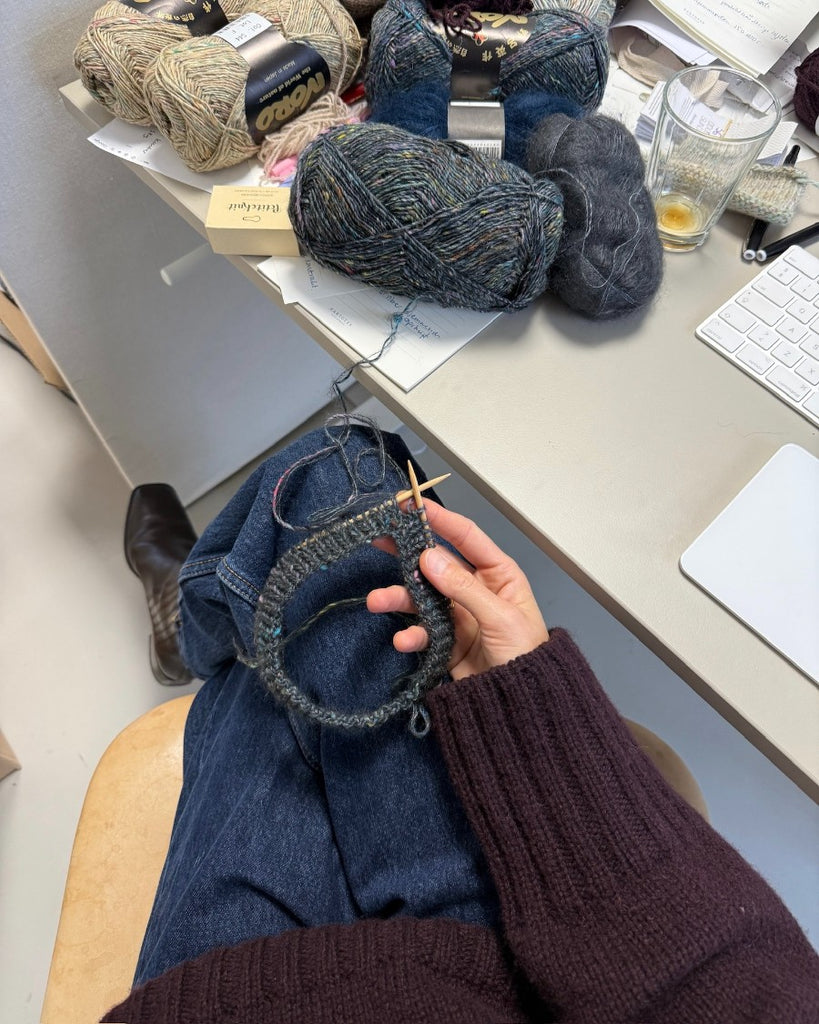 Procesbillede af grøn Terrazzo Hue 