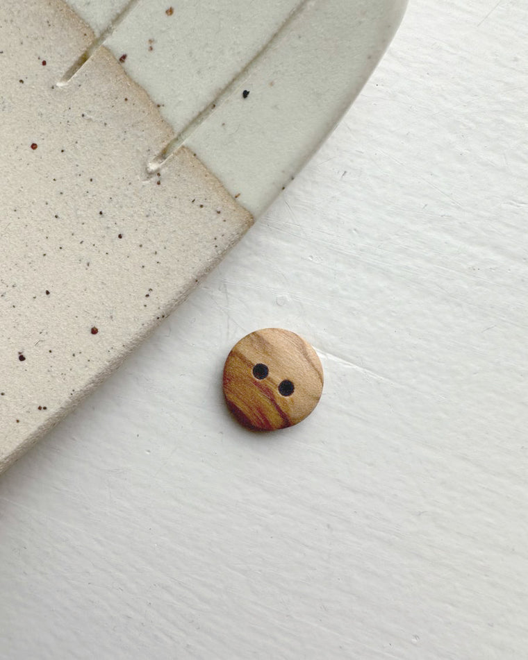 Wooden button Ø12 mm - 1 pc