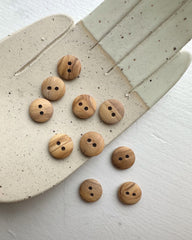 Wooden buttons Ø12 mm - 10 pcs