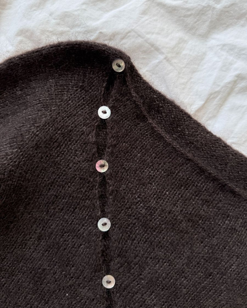 Detaljebillede af brun Valerie Blouse