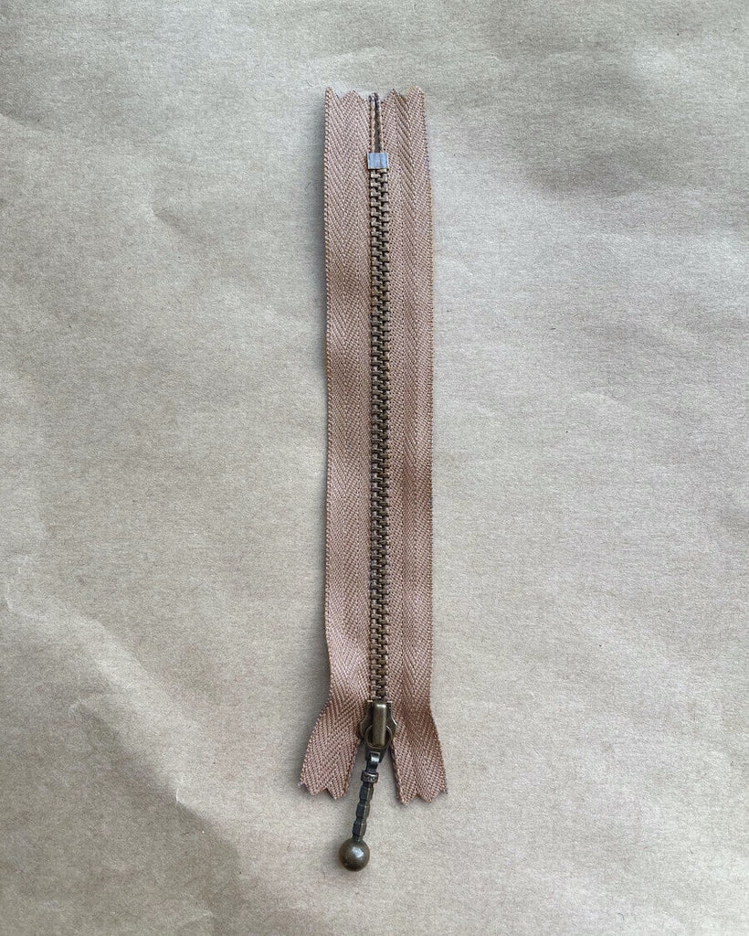 Zipper 14 cm - Hazelnut