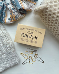 "Count Your Stitches With PetiteKnit" - Maskemarkører
