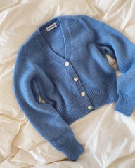 Liggende blå April Cardigan