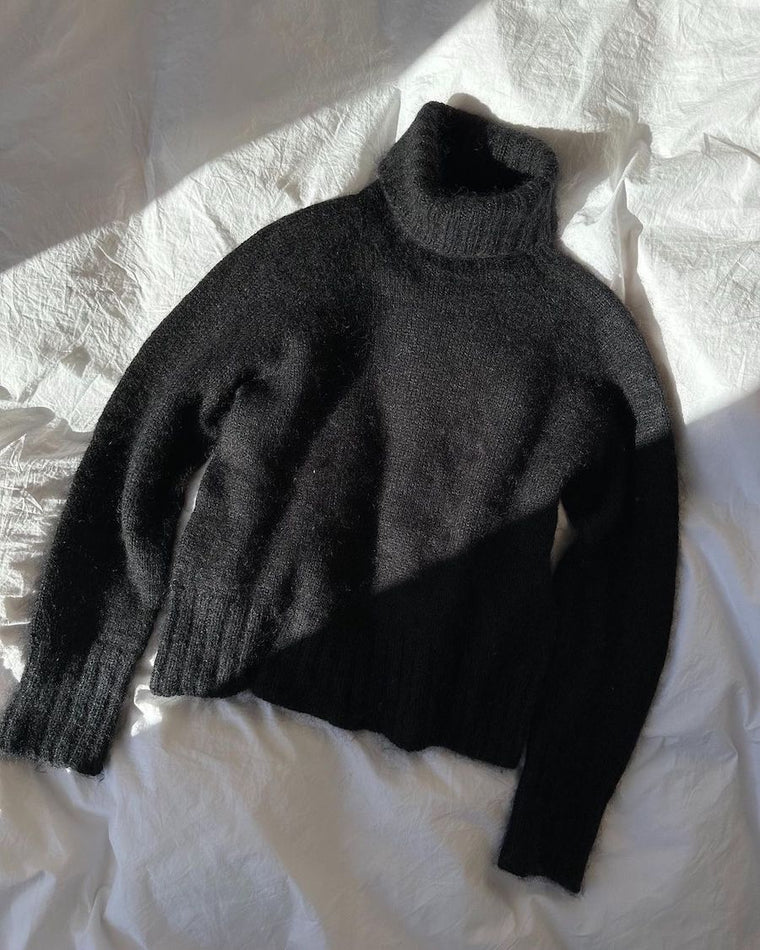 Closeup af brun Caramel Sweater