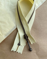 Blixtlås 23 cm - Citronfromage