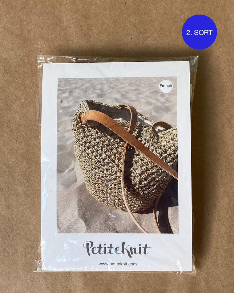 2. sortering - For til taske med rund bund - omkreds 68 cm - Natur