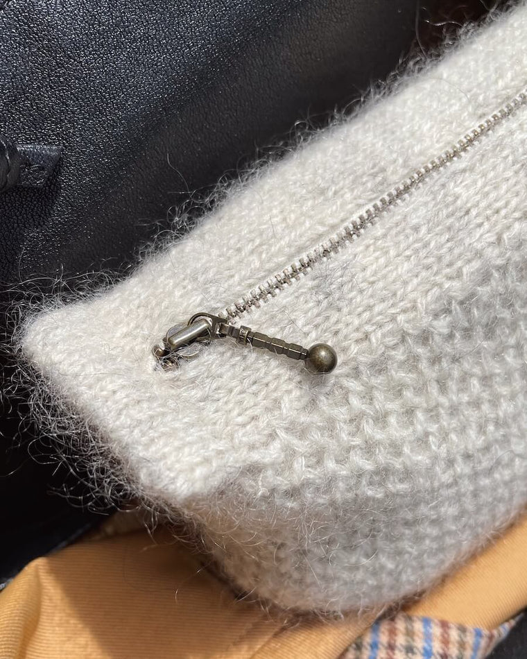 UDENLANDSKE FORHANDLERE Zipper 23 cm - Mother of pearl - Wholesale