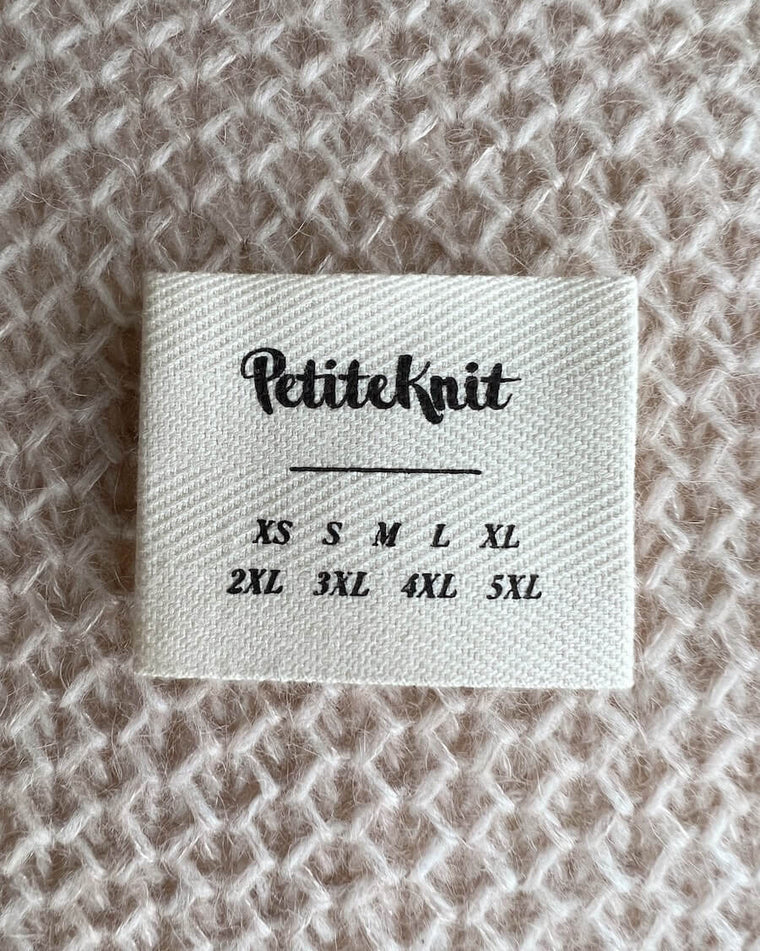 Label with sizes - Wholesale