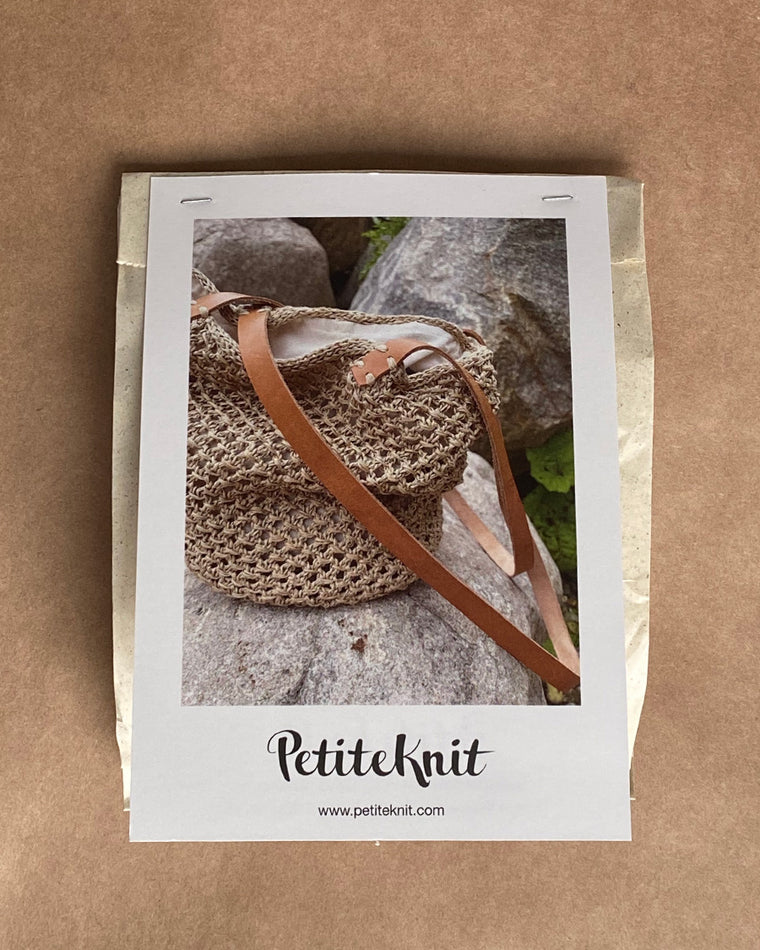 Leather straps for French Market Bag - Natural