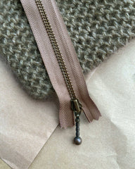 Zipper 14 cm - Hazelnut