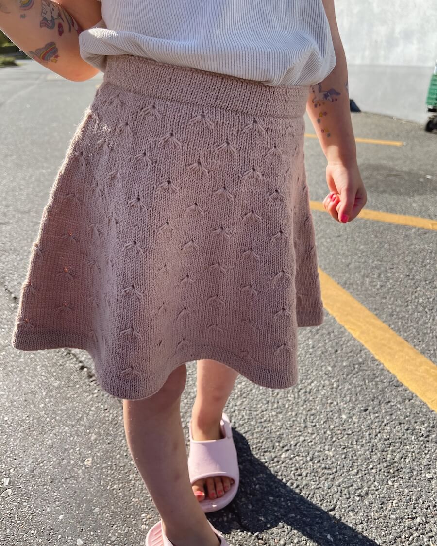 Petite knit sales midi skirt