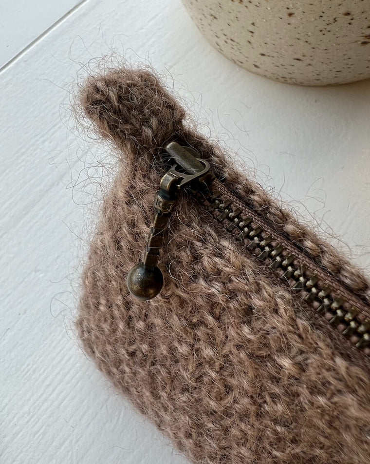 Zipper 14 cm - Hazelnut - Wholesale