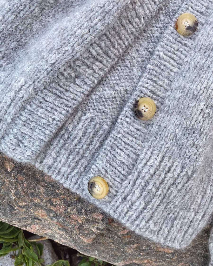 Imiterede hornknapper Ø23 mm - 6 stk.