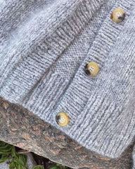 Imiterede hornknapper Ø23 mm - 6 stk.