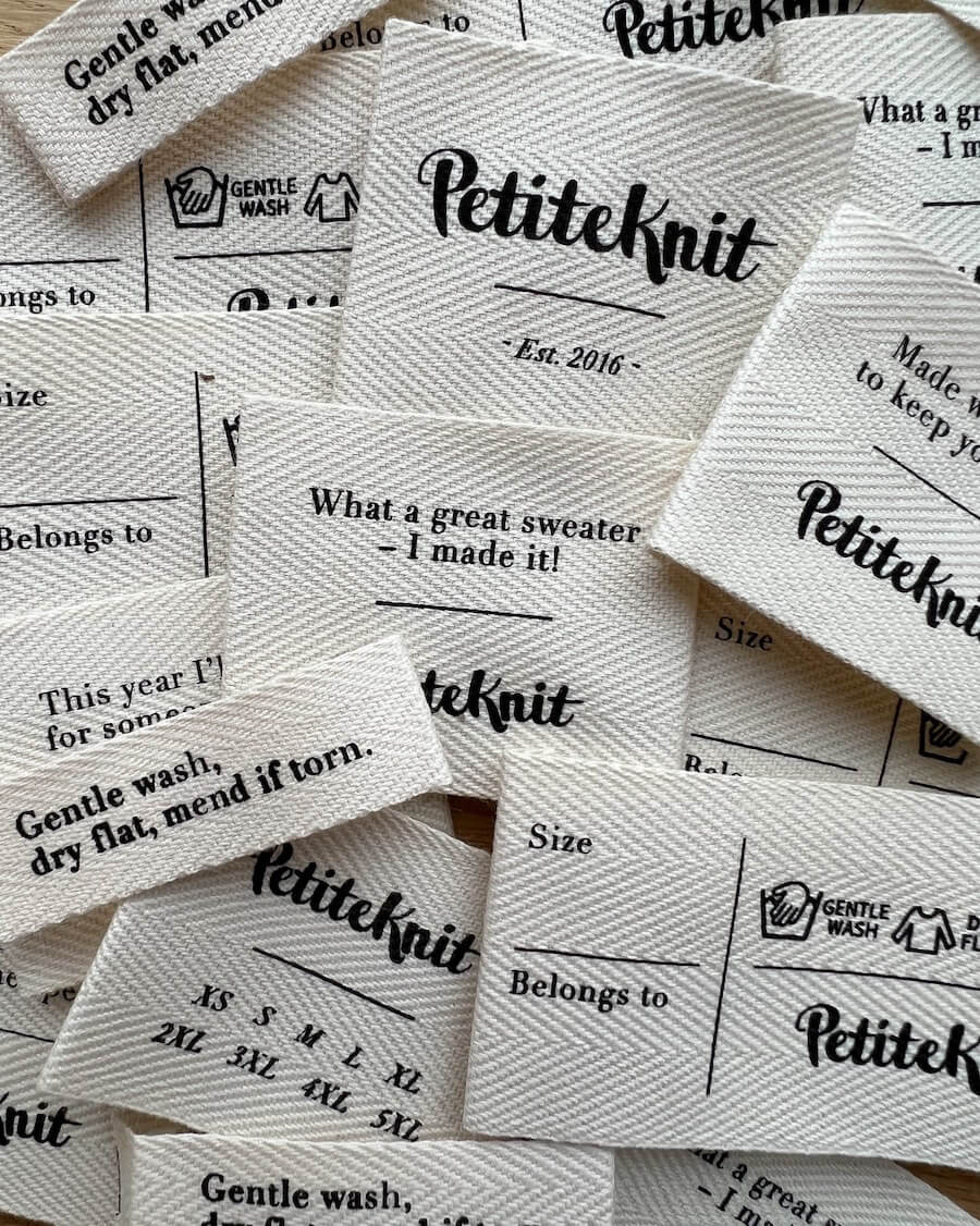 Carelabel – PetiteKnit