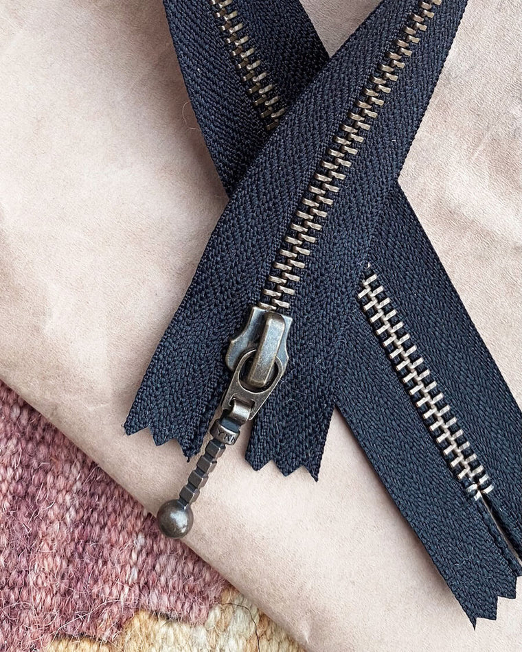 Zipper 35 cm - Black - Wholesale