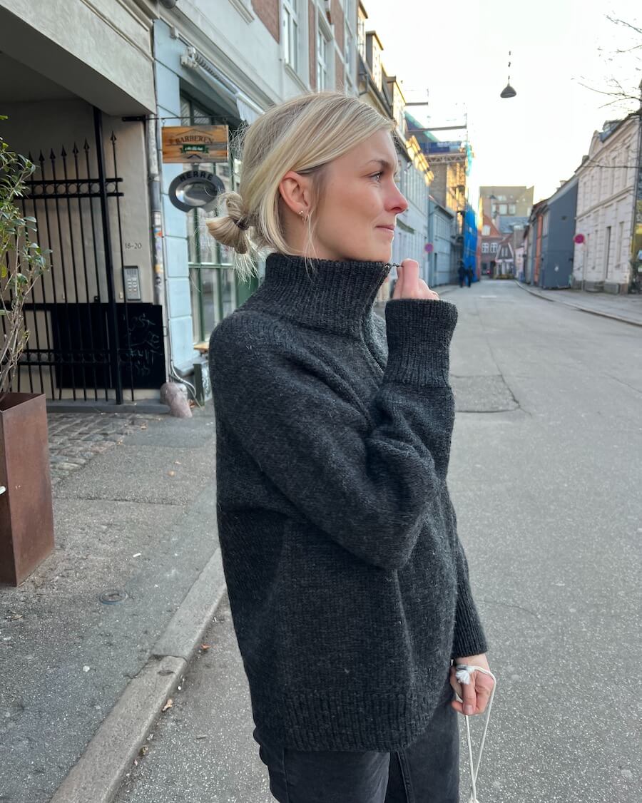 Zipper Sweater Light PetiteKnit